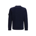Schwarzer Baumwoll-Sweatshirt