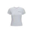 Weißes Baumwoll-T-Shirt