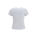 Weißes Baumwoll-T-Shirt