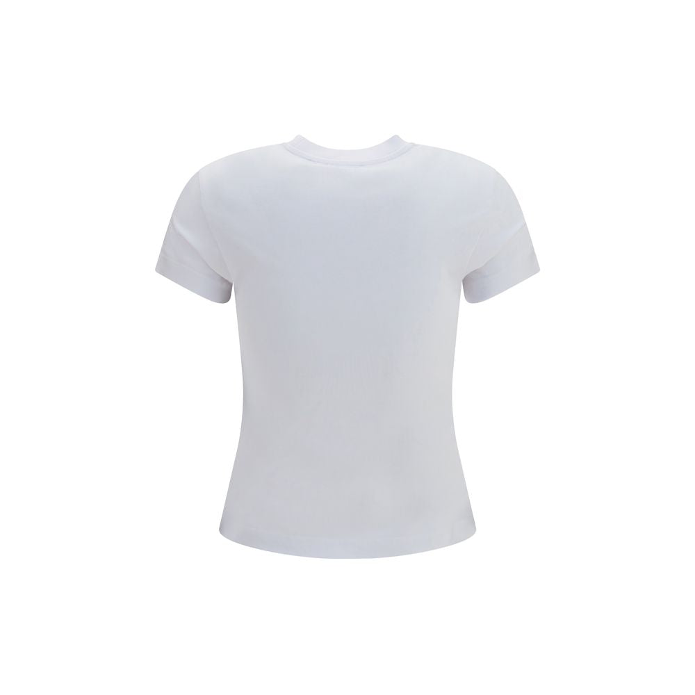 Weißes Baumwoll-T-Shirt