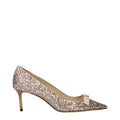 Pinke High Heel Pumps aus Kunststoff