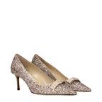 Pinke High Heel Pumps aus Kunststoff