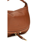 Braune Kalbsleder Bos Taurus Schultertasche