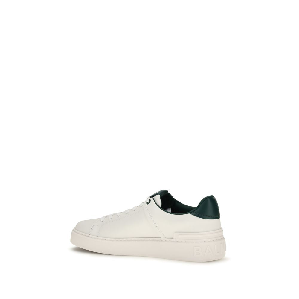 Weiße Bos Taurus Kalbsleder Athletic Sneaker