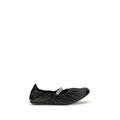 Schwarze Ballerinas aus Leder