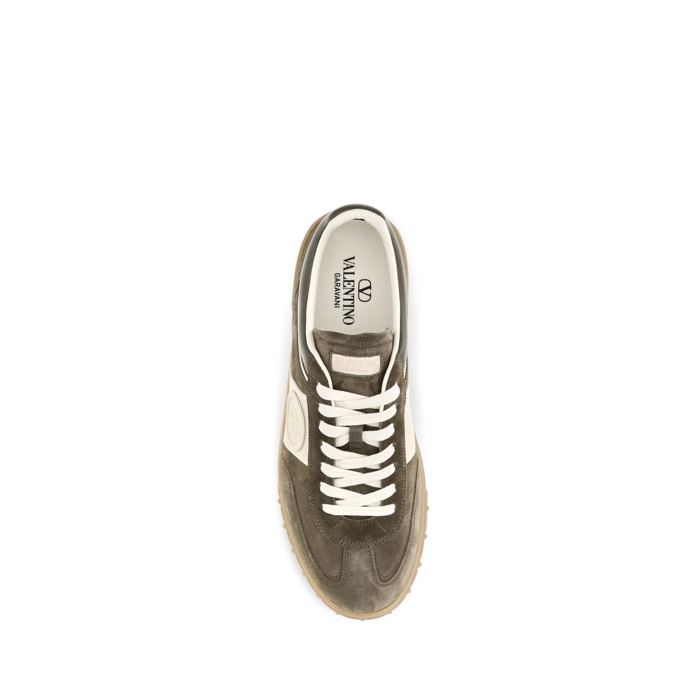 Bicolor Calf Leather Bos Taurus Low Top Sneakers