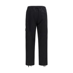 Schwarze Cargo-Hose aus Baumwolle Stone Island