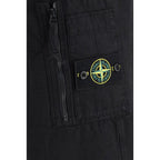 Schwarze Cargo-Hose aus Baumwolle Stone Island