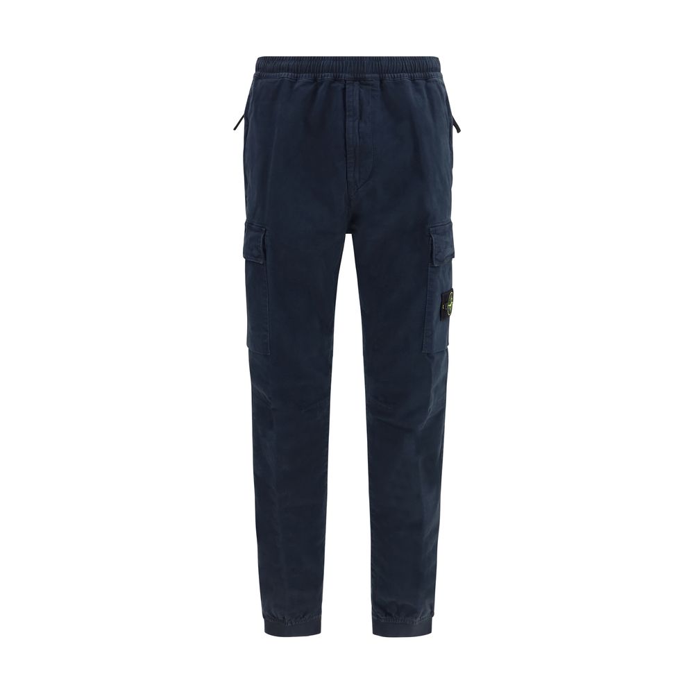 Zweifarbige Cargohose aus Baumwolle Stone Island