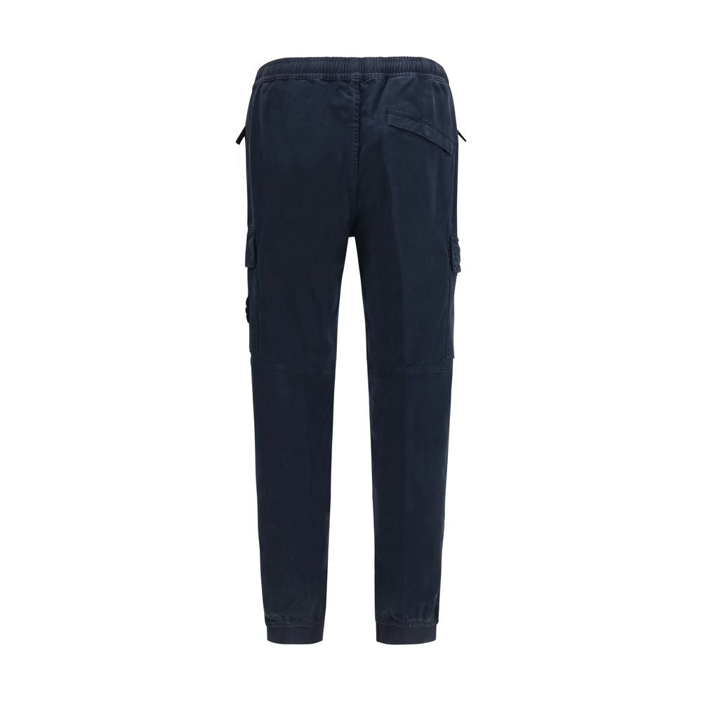 Zweifarbige Cargohose aus Baumwolle Stone Island