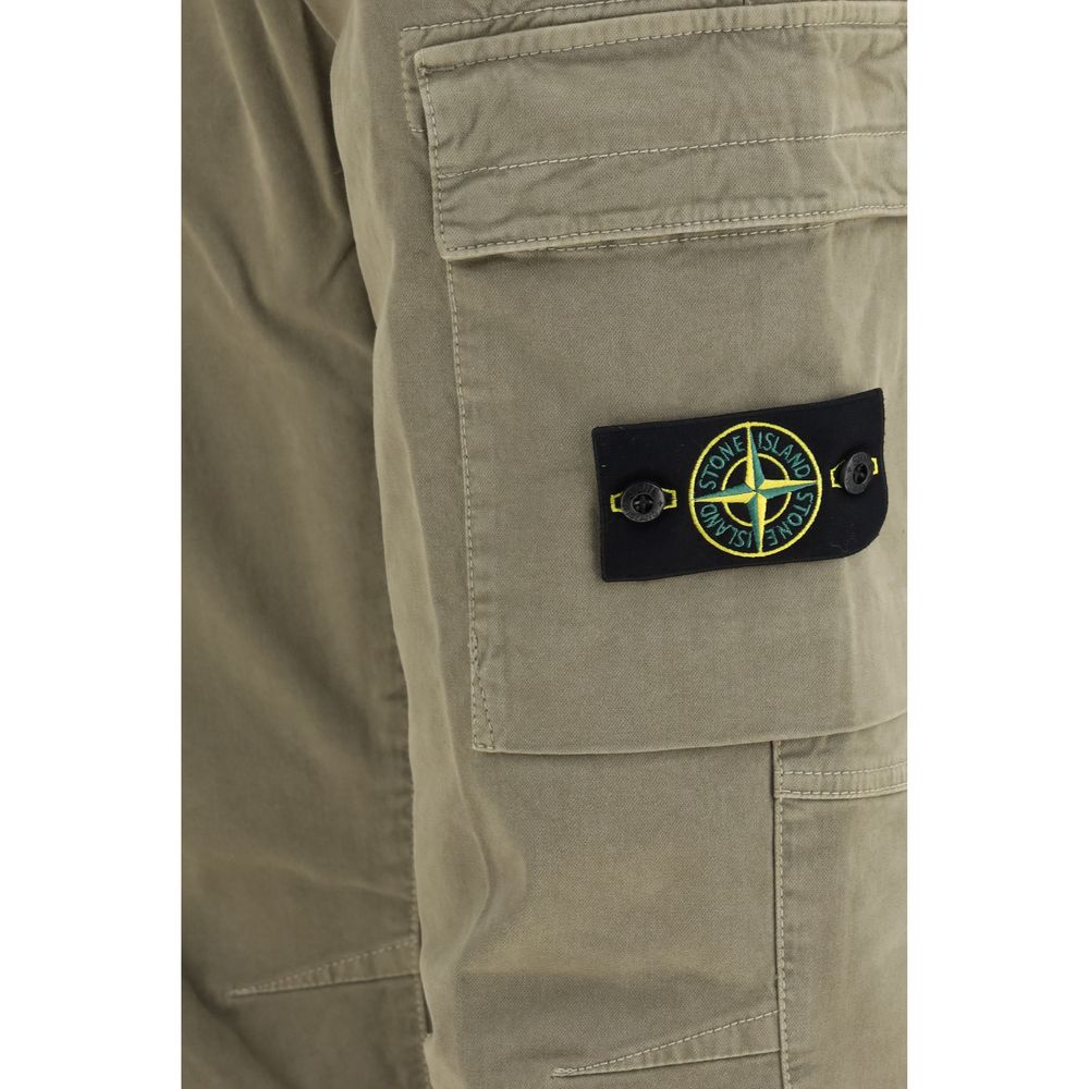 Zweifarbige Baumwoll-Cargohose Stone Island