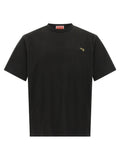 Schwarzes T-Shirt aus Baumwolle 339267