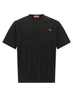 Schwarzes T-Shirt aus Baumwolle 339267