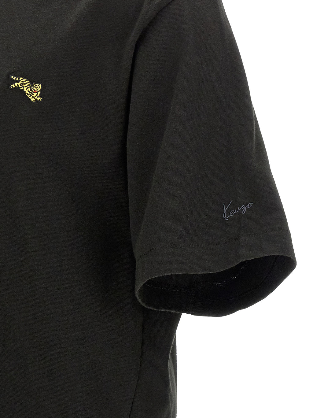Schwarzes T-Shirt aus Baumwolle 339267
