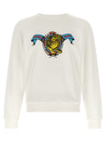 Weißes Sweatshirt aus Viskose
