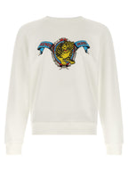 Weißes Sweatshirt aus Viskose