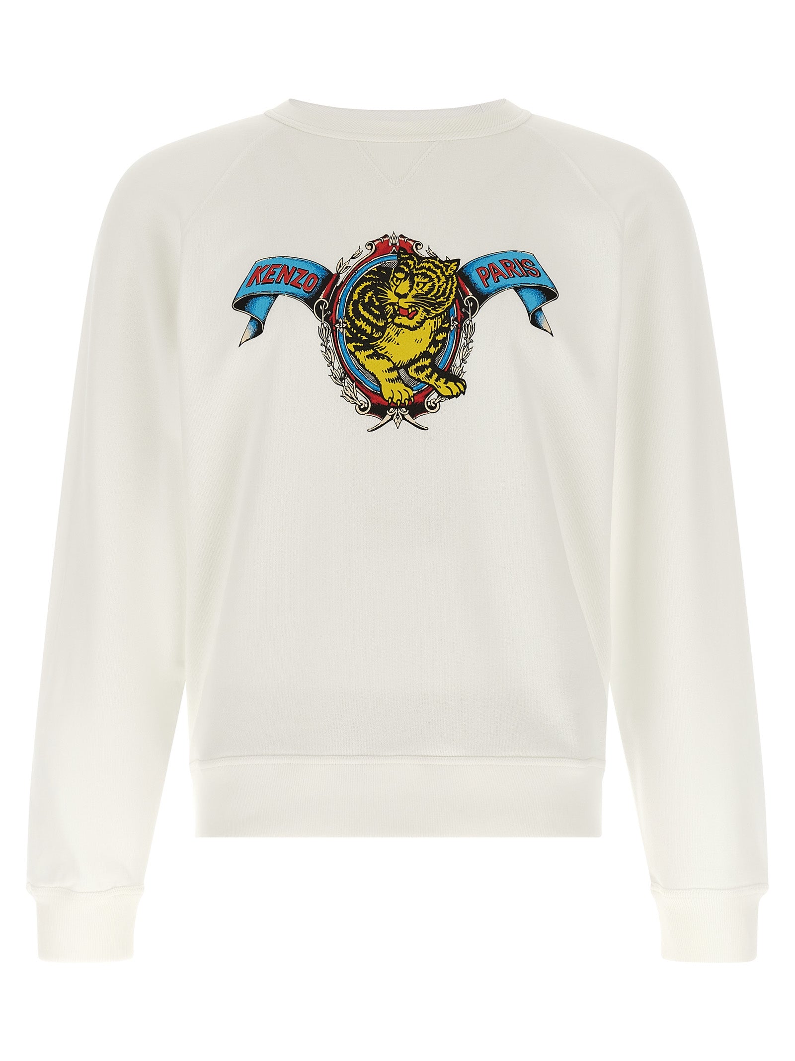 Weißes Sweatshirt aus Viskose