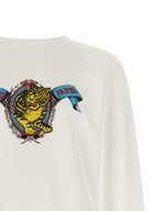 Weißes Sweatshirt aus Viskose