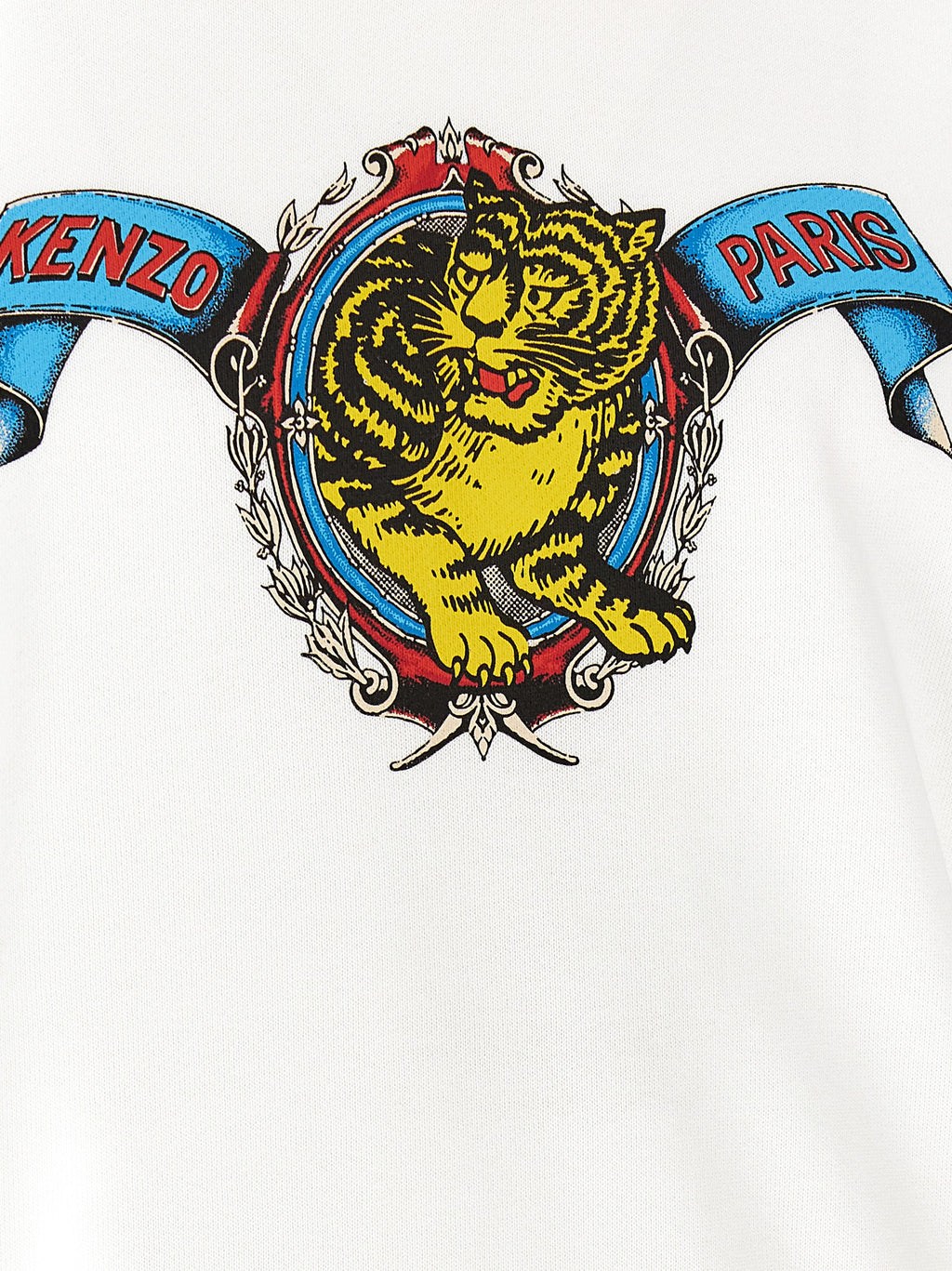 Weißes Sweatshirt aus Viskose
