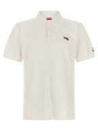 Weißes Poloshirt aus Baumwolle