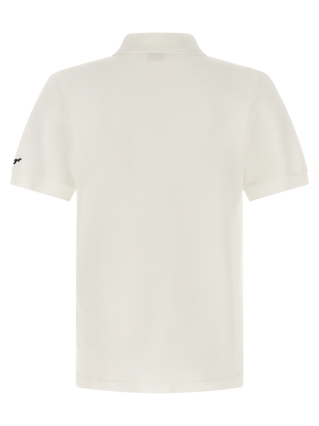 Weißes Poloshirt aus Baumwolle
