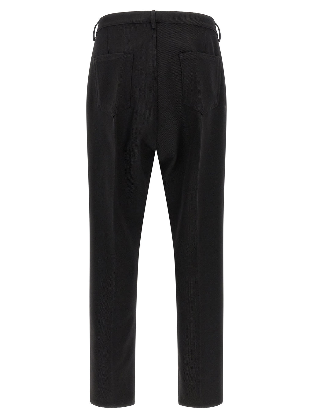 Schwarze Baumwoll-Freizeithose