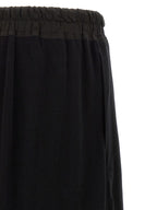 Schwarze Baumwoll-Bermudashorts