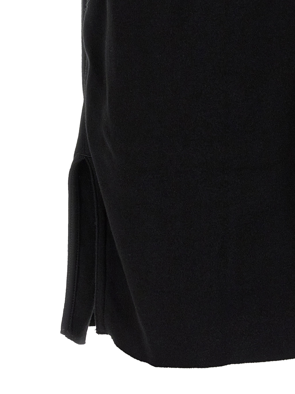 Schwarze Baumwoll-Bermudashorts