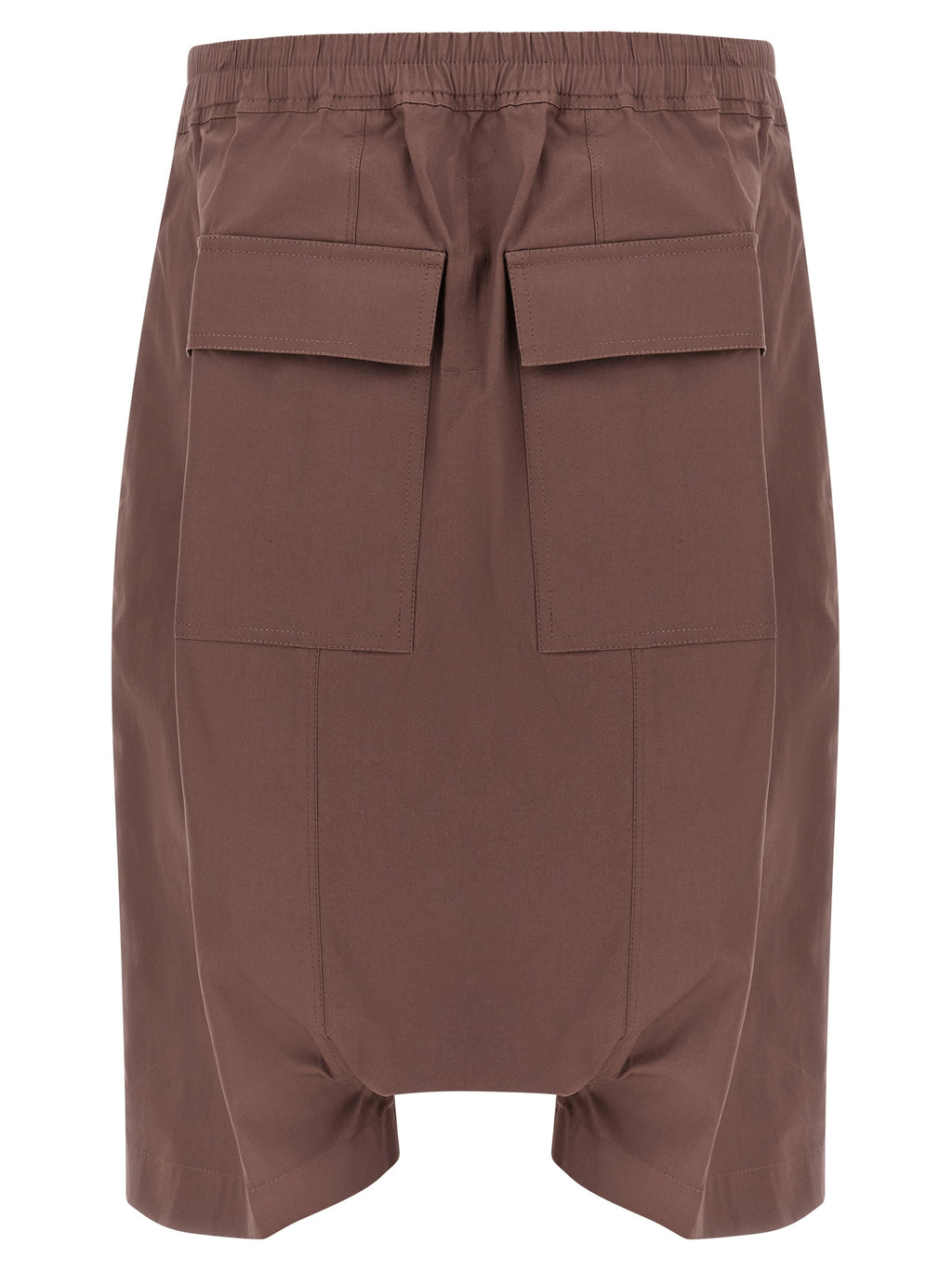 Braune Baumwoll-Bermudashorts
