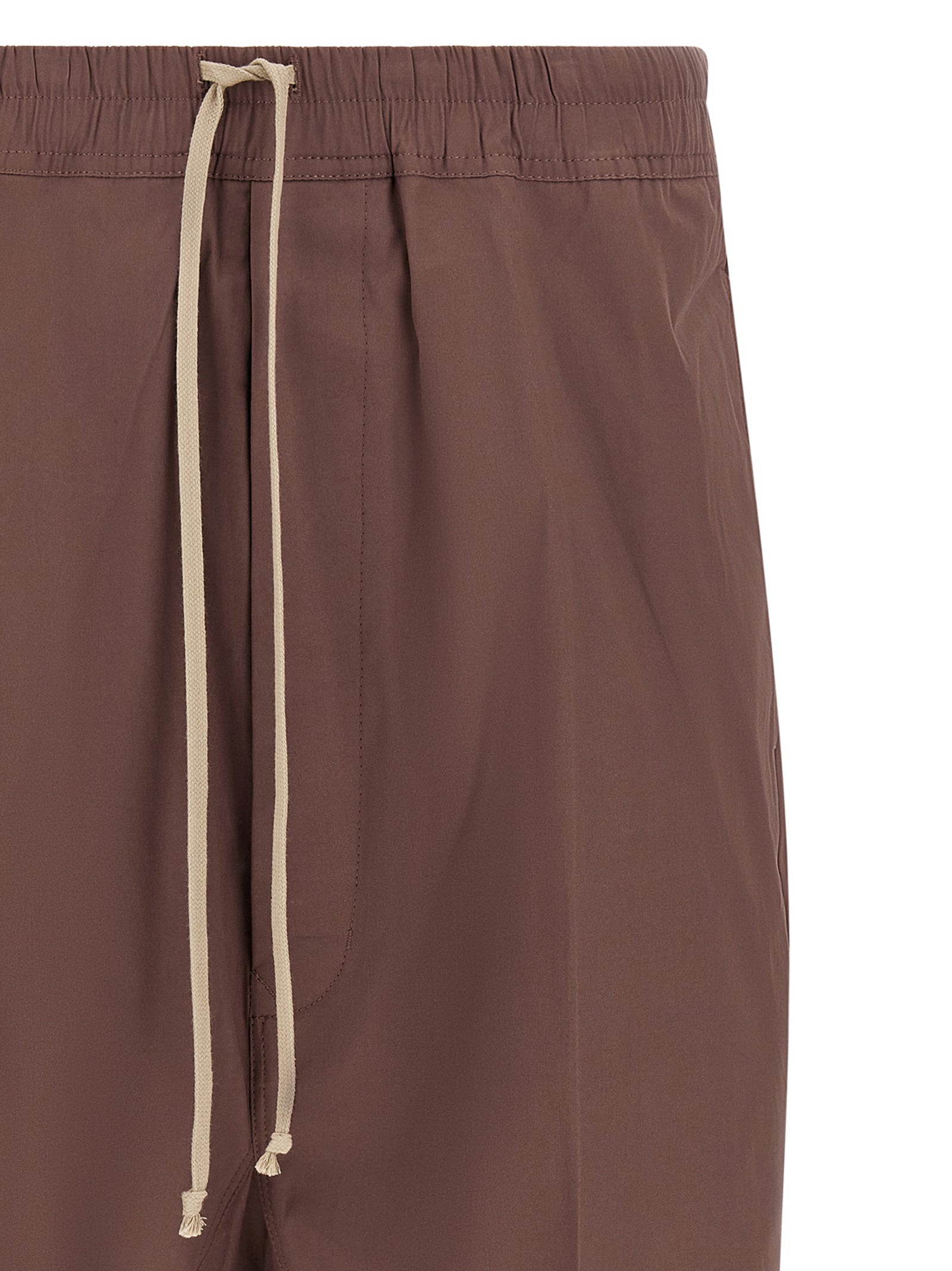 Braune Baumwoll-Bermudashorts