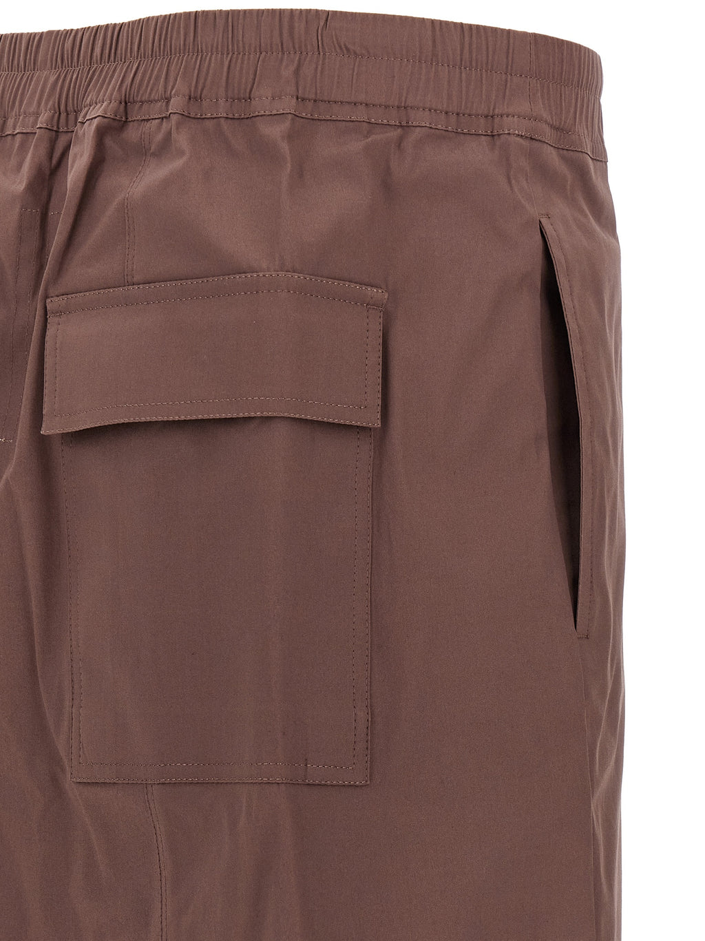 Braune Baumwoll-Bermudashorts