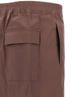 Braune Baumwoll-Bermudashorts