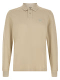 Beige Cotton Polo Shirt