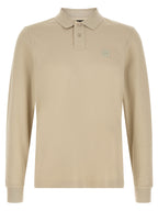 Beige Cotton Polo Shirt