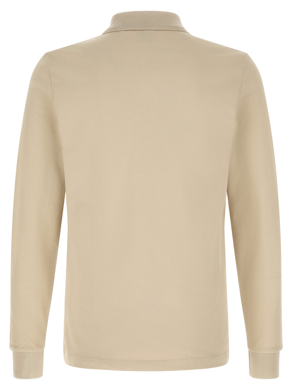 Beige Cotton Polo Shirt