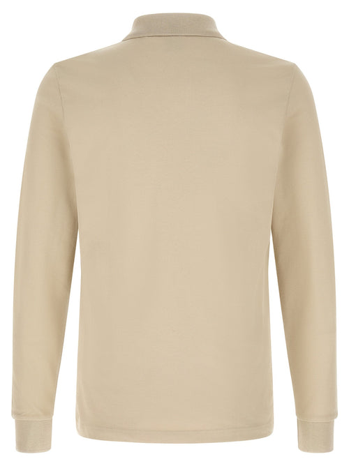 Beige Cotton Polo Shirt Hugo Boss