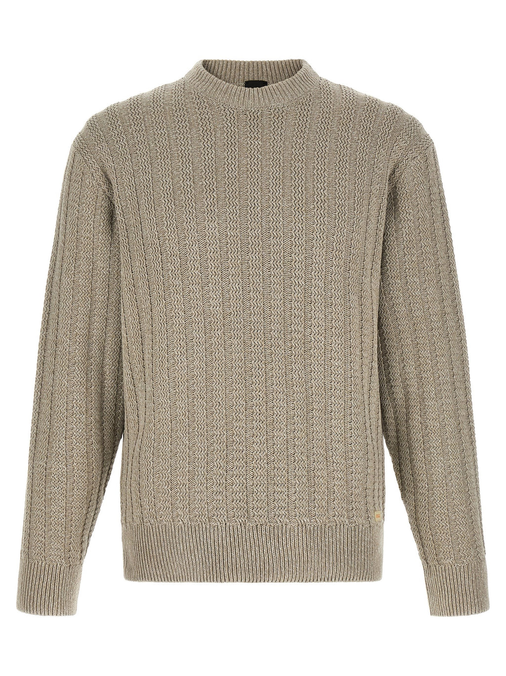 Beige Cotton Cardigan