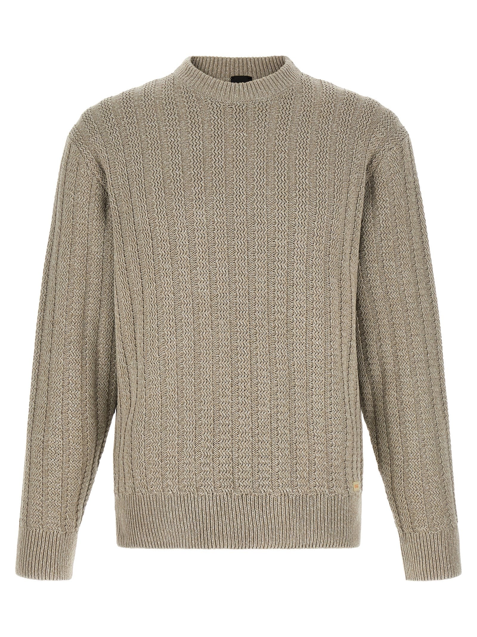 Beige Cotton Cardigan