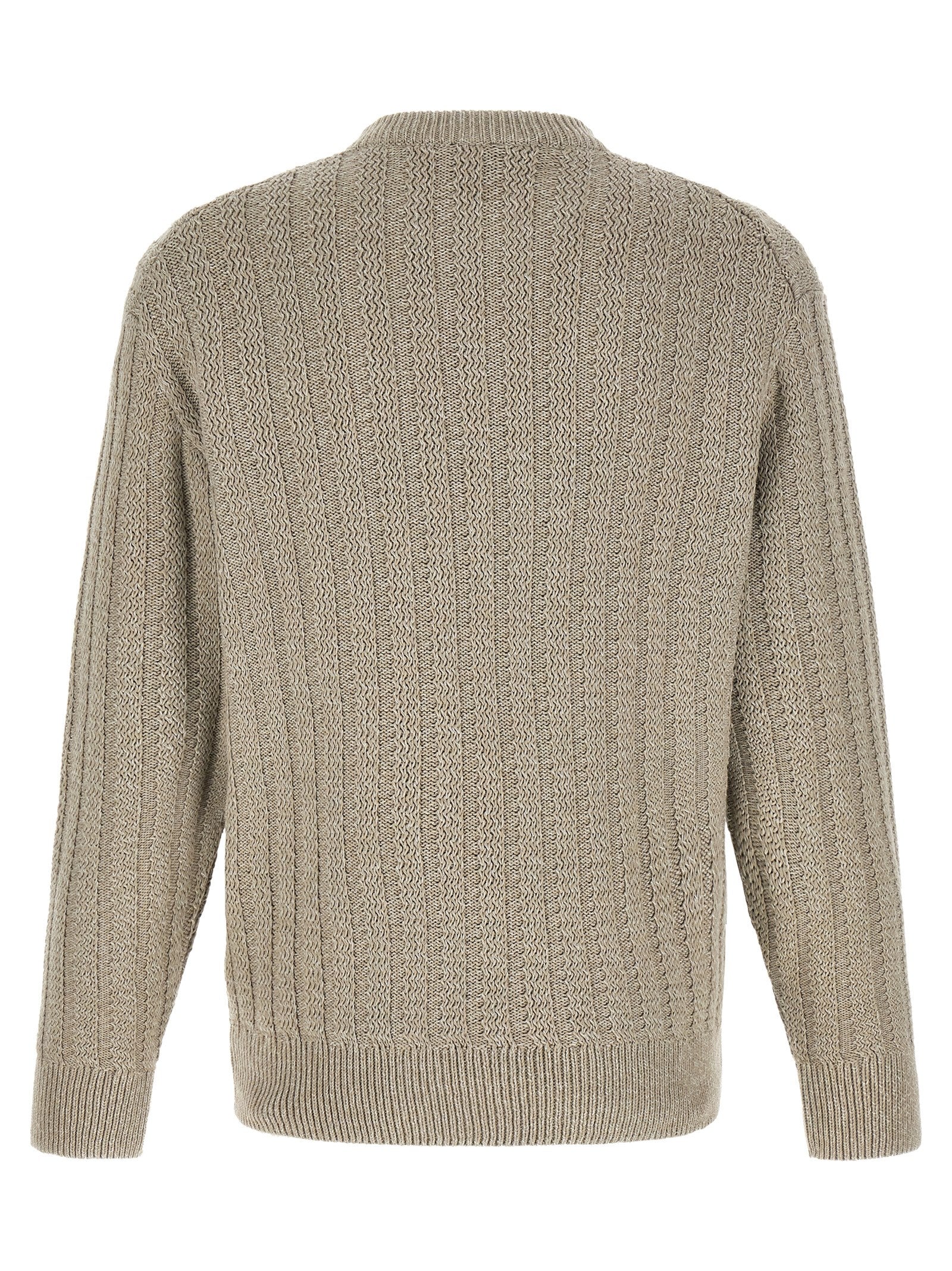 Beige Cotton Cardigan