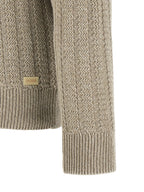 Beige Cotton Cardigan