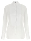 Weiße Baumwollbluse