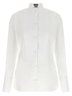 Weiße Baumwollbluse
