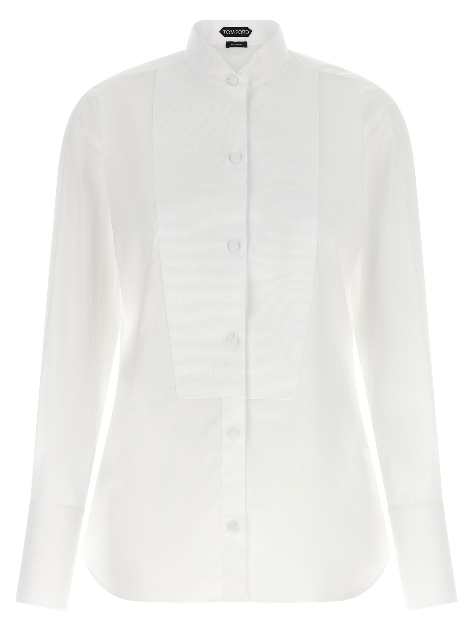 Weiße Baumwollbluse