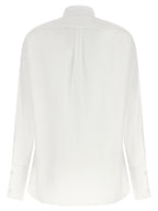 Weiße Baumwollbluse