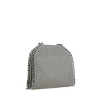 Graue Handtasche aus Polyester