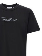 Schwarzes Baumwoll-T-Shirt