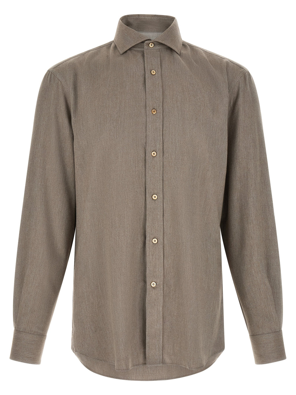 Graue Baumwollbluse