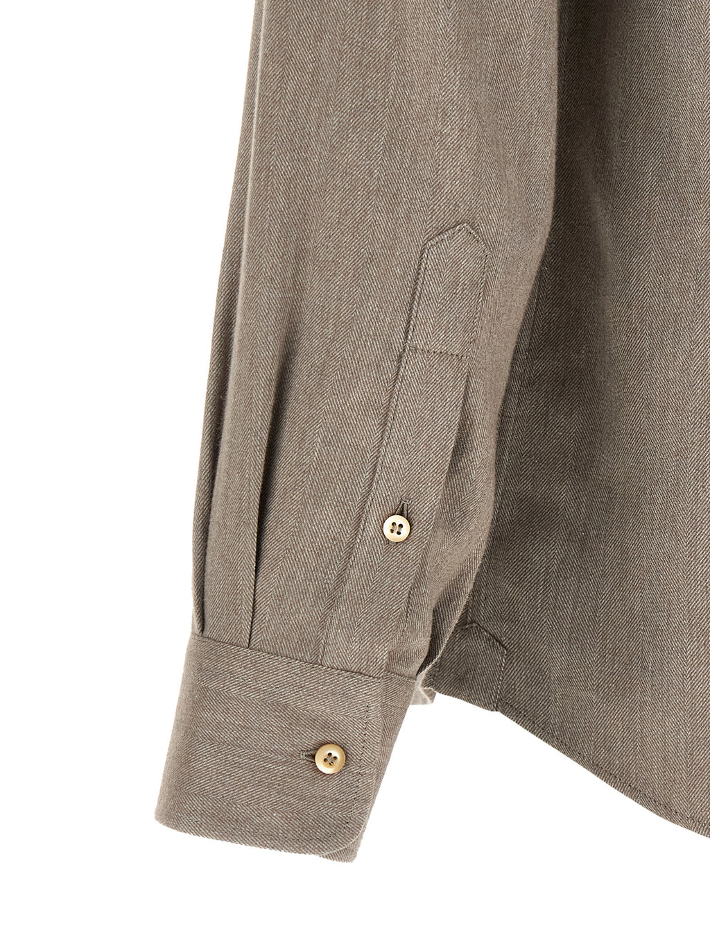 Graue Baumwollbluse