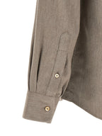 Graue Baumwollbluse