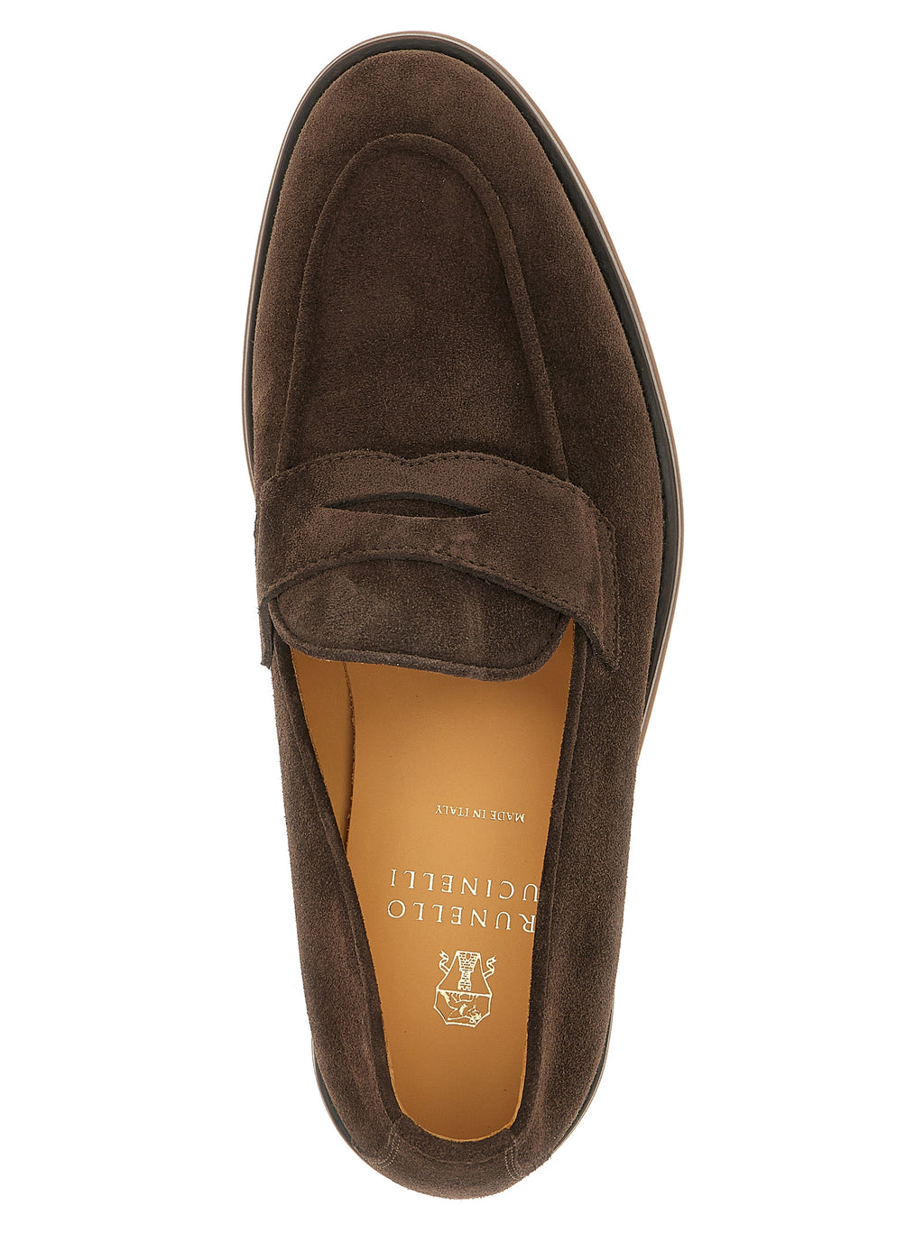 Braune Kalbsleder-Slipper